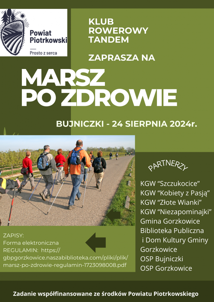 Plakat przygotowany przez organizatora wydarzenia