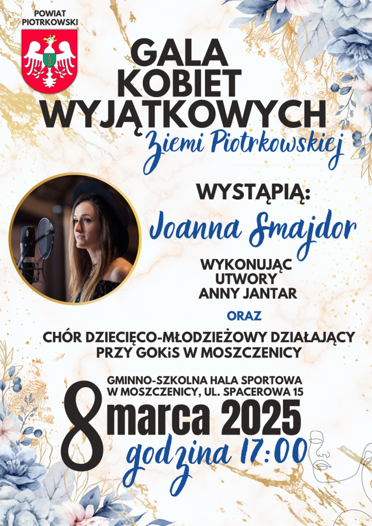 Plakat zapowiadający występ artystek wymienionych w artykule poniżej