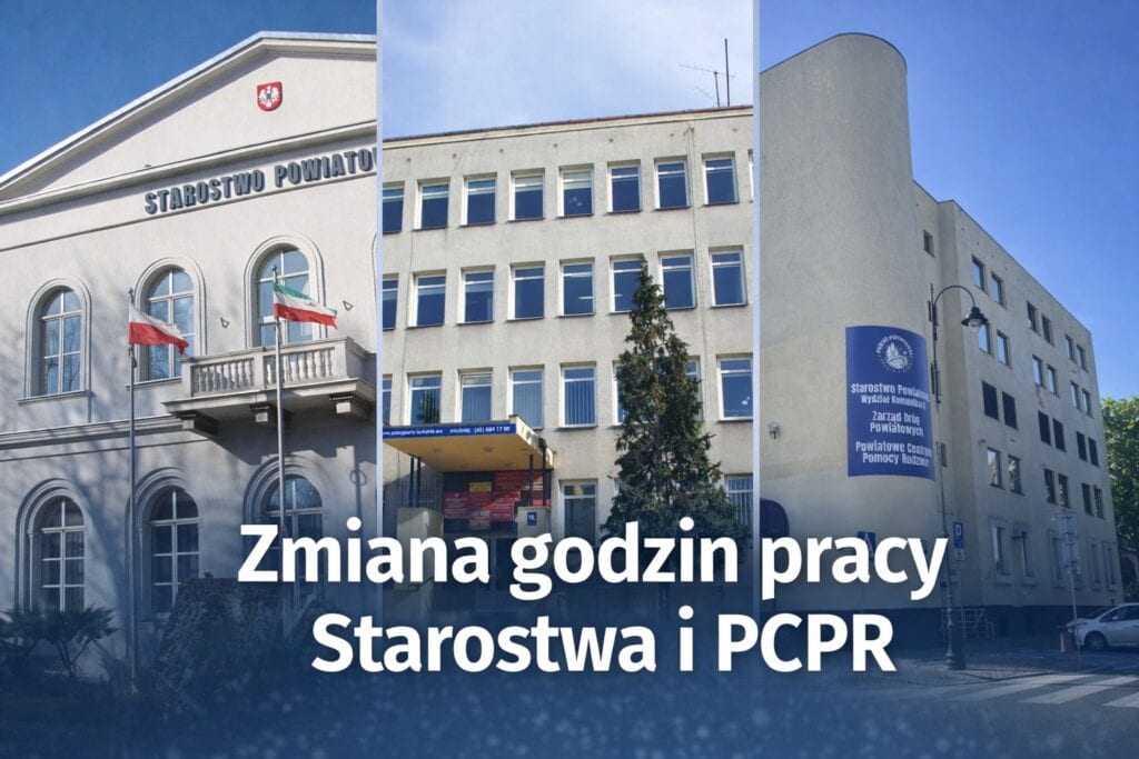 Zmiana godzin pracy Starostwa Powiatowego w Piotrkowie Trybunalskim