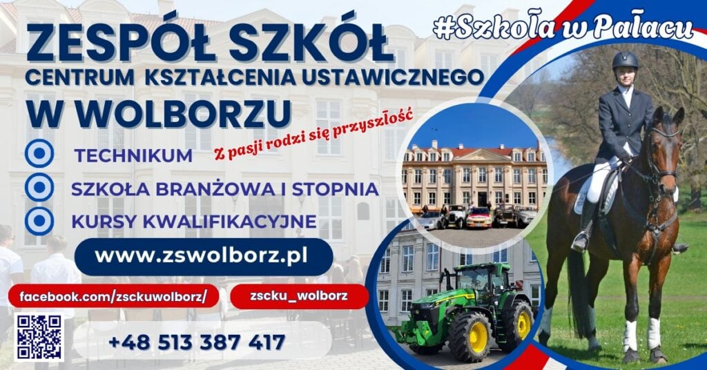 Rozpocznij swoją przyszłość z ZESPOŁEM SZKÓŁ CKU W WOLBORZU!