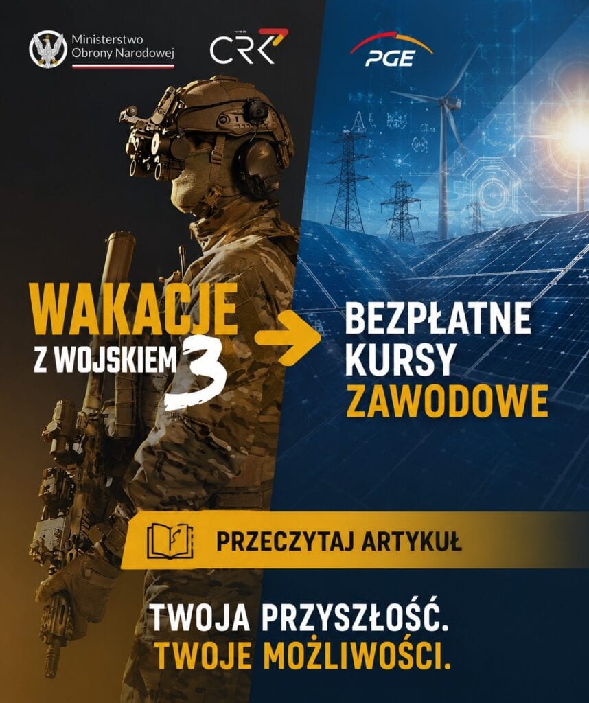 Bezpłatne kursy zawodowe i wakacje w mundurze. Sprawdź nowe możliwości rozwoju!