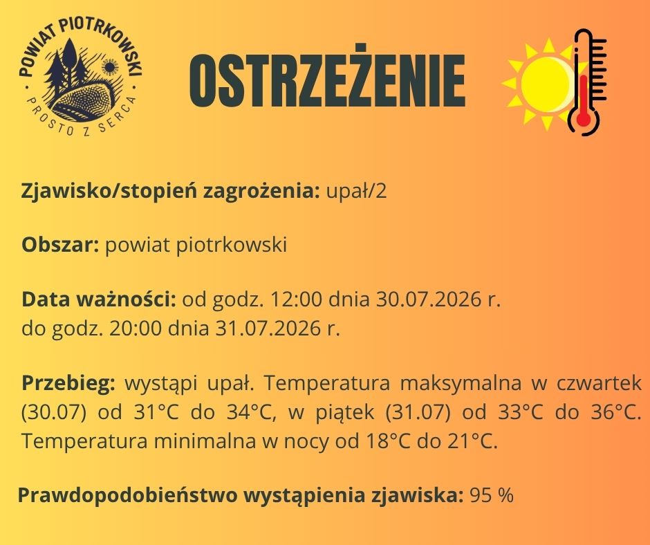 Ostrzeżenie meteorologiczne nr 76