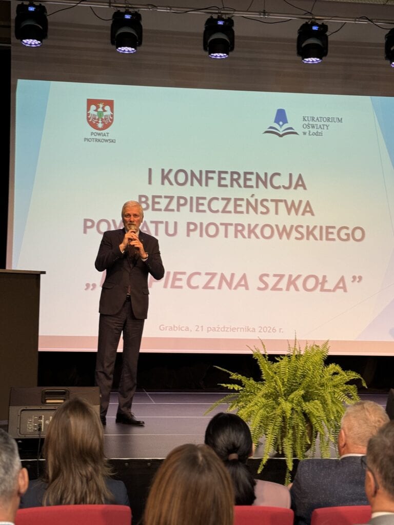 Sukces I Konferencji Bezpieczeństwa w Grabicy. Bezpieczeństwo uczniów priorytetem powiatu